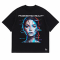 Fragmented Reality - Black Graphic T-Shirt
