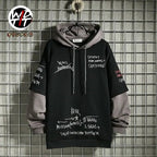 Mock Two - Piece Graphic Hoodie - Y2K Hip Hop - BaeSprout.com