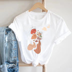 Graphic Floral Tee for Women - BaeSprout.com