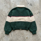 Rooted - Forest Mohair Rugby Sweater - BaeSprout.com