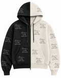 Rooted Reality - Two Tone Zip Up Hoodie - BaeSprout.com