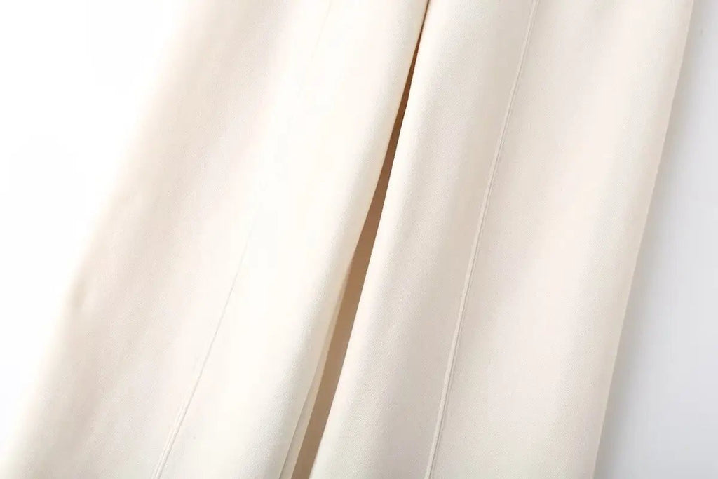 Bomber Jacket Wide Leg Pants Set Two Piece — Quiet Luxury Y2K Streetwear - BaeSprout.com
