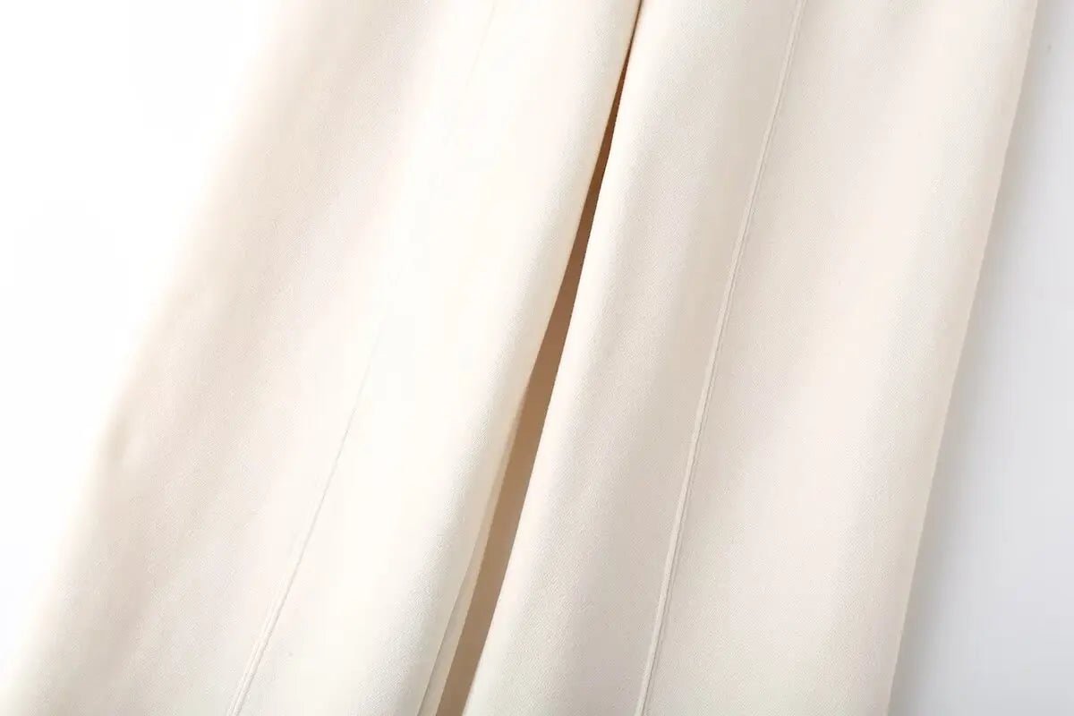 Bomber Jacket Wide Leg Pants Set Two Piece — Quiet Luxury Y2K Streetwear - BaeSprout.com