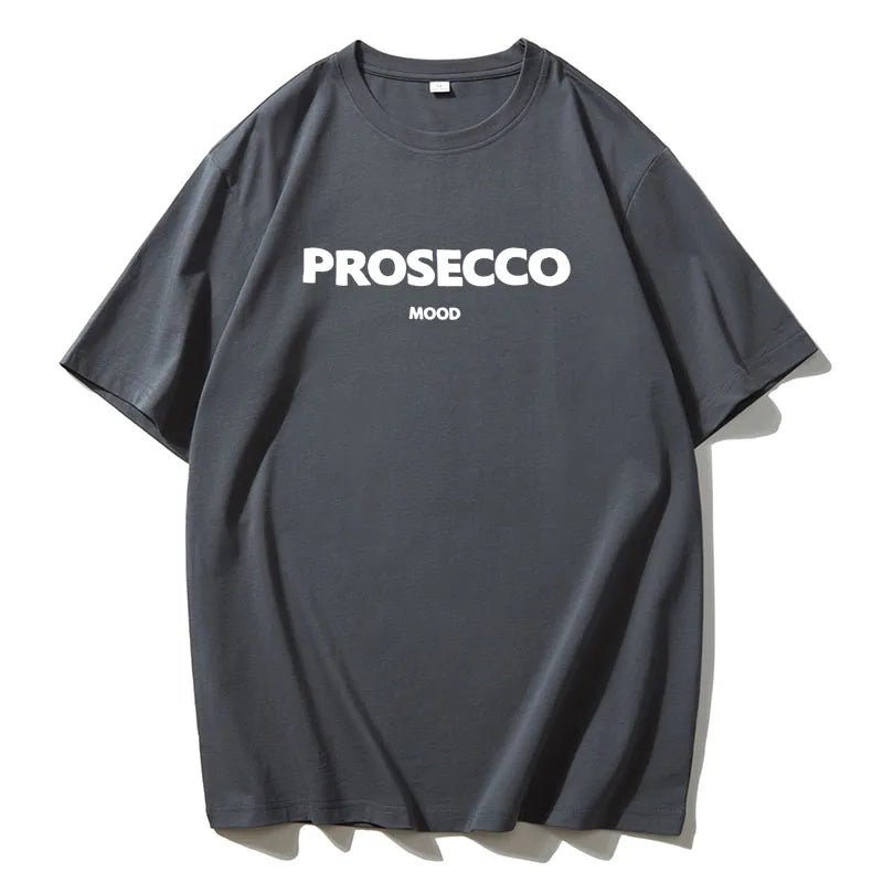 Prosecco Mood Graphic Tee — Clean Girl Casual - BaeSprout.com