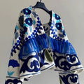 Floral Embroidered Open Cardigan - Boho Vacation - BaeSprout.com