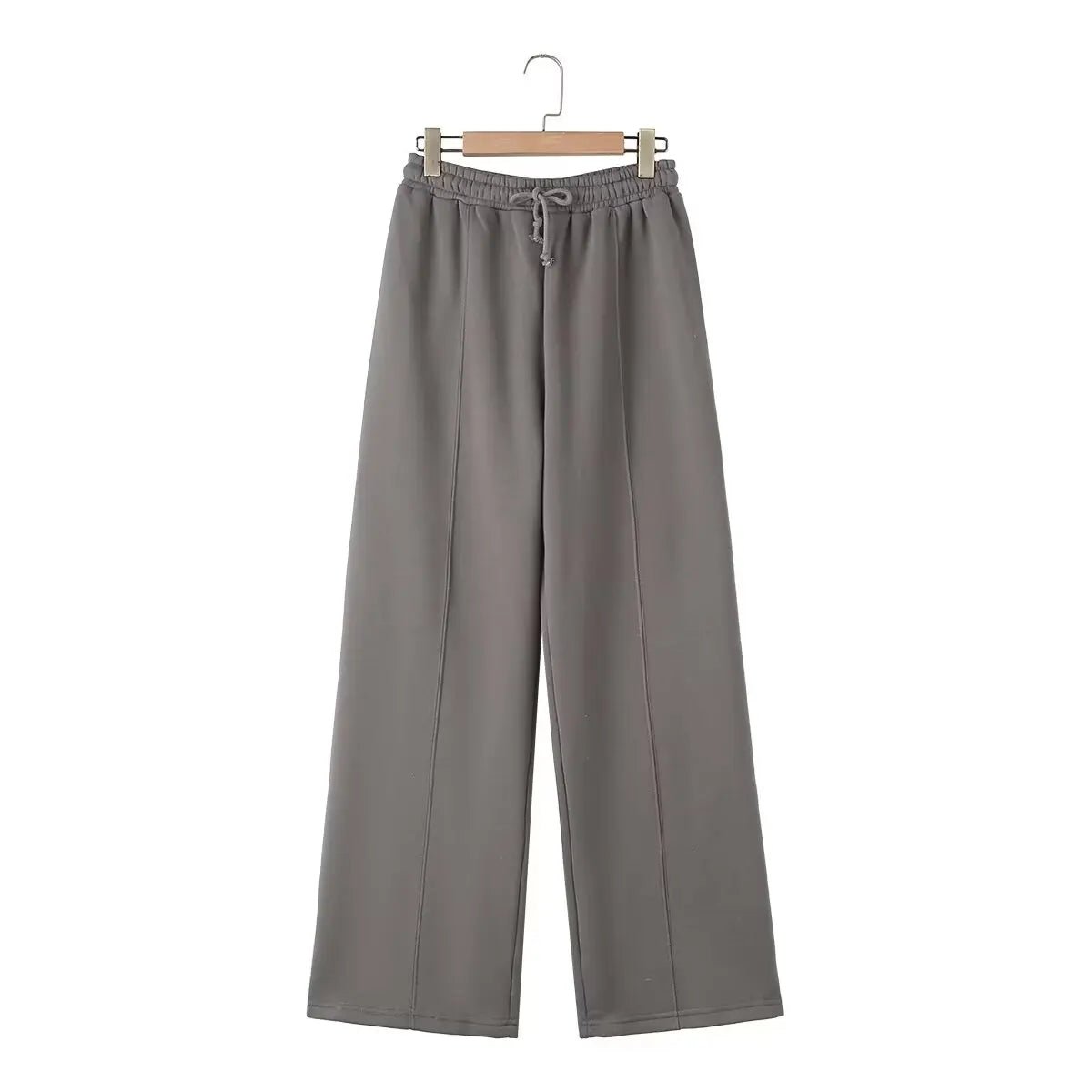 Bomber Jacket Wide Leg Pants Set Two Piece — Quiet Luxury Y2K Streetwear - BaeSprout.com