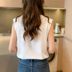 Classic Sleeveless Tank Top Relaxed Fit — Quiet Luxury Everyday - BaeSprout.com