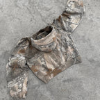 Camo Print Oversized Zip - Up Hoodie — Y2K Streetwear Everyday - BaeSprout.com