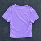 Fitted Crop Yoga Tee with Short Sleeves — Athleisure Active - BaeSprout.com