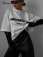 Prosecco Mood Graphic Tee — Clean Girl Casual - BaeSprout.com