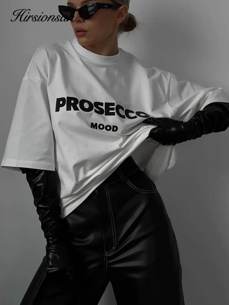 Prosecco Mood Graphic Tee — Clean Girl Casual - BaeSprout.com