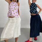 Women's Y2K Halter Neck Crop Top - BaeSprout.com