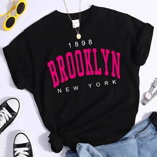 Brooklyn New York Graphic Tee - Y2K Streetwear - BaeSprout.com