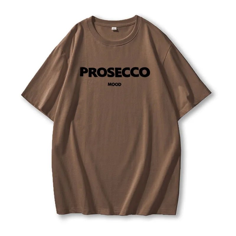 Prosecco Mood Graphic Tee — Clean Girl Casual - BaeSprout.com