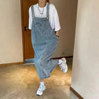Denim Overall Dress for Women - BaeSprout.com
