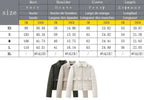 Cropped Zip - Up Jacket Collared Patch Pocket — Quiet Luxury Old Money - BaeSprout.com