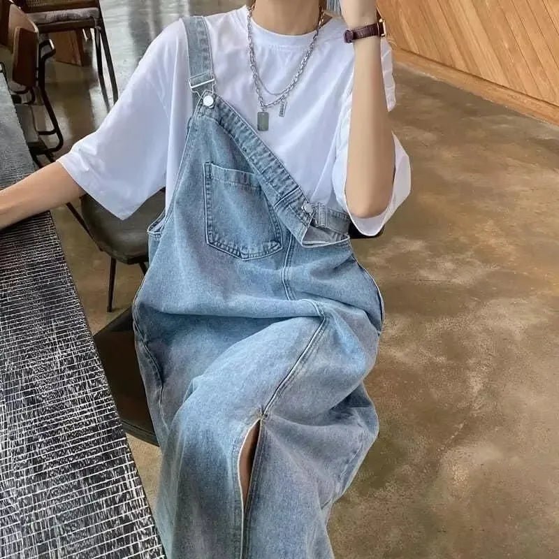 Denim Overall Dress for Women - BaeSprout.com