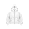 Balaclava Hood Oversized Zip - Up Hoodie — Y2K Goth Street - BaeSprout.com