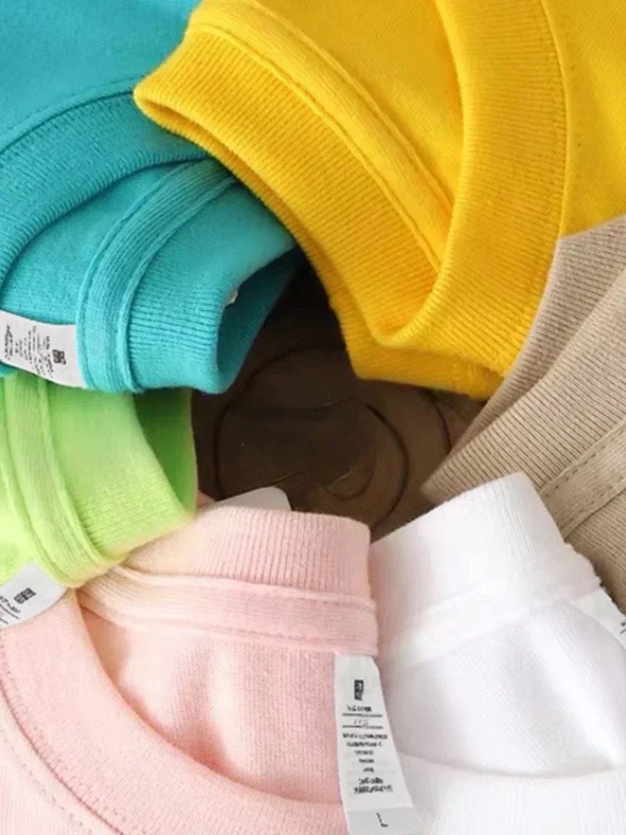 100% Cotton Oversized Basic Tee — Clean Girl Minimal - BaeSprout.com