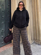Oversized Zip - Up Hoodie Big Pocket Loose Fit — Clean Girl Y2K Essential - BaeSprout.com