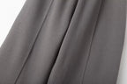 Bomber Jacket Wide Leg Pants Set Two Piece — Quiet Luxury Y2K Streetwear - BaeSprout.com