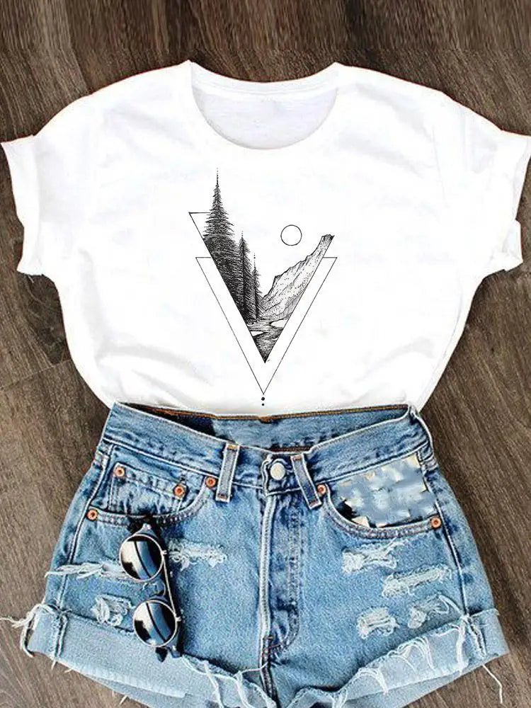 Casual Short Sleeve Women’s Summer Top - BaeSprout.com
