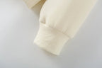 V - Neck Hoodie Wide Leg Pants Set Two Piece Fleece — Quiet Luxury Casual - BaeSprout.com