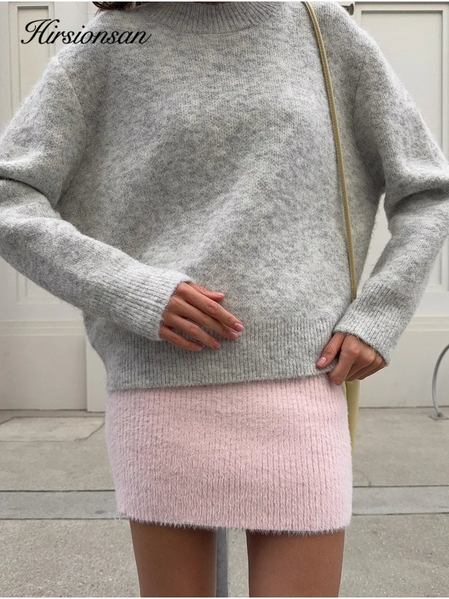 Basic O - Neck Sweater for Women - BaeSprout.com