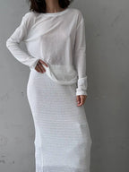 Soft Knit Long Sleeve Top Loose Fit — Pastel Casual - BaeSprout.com