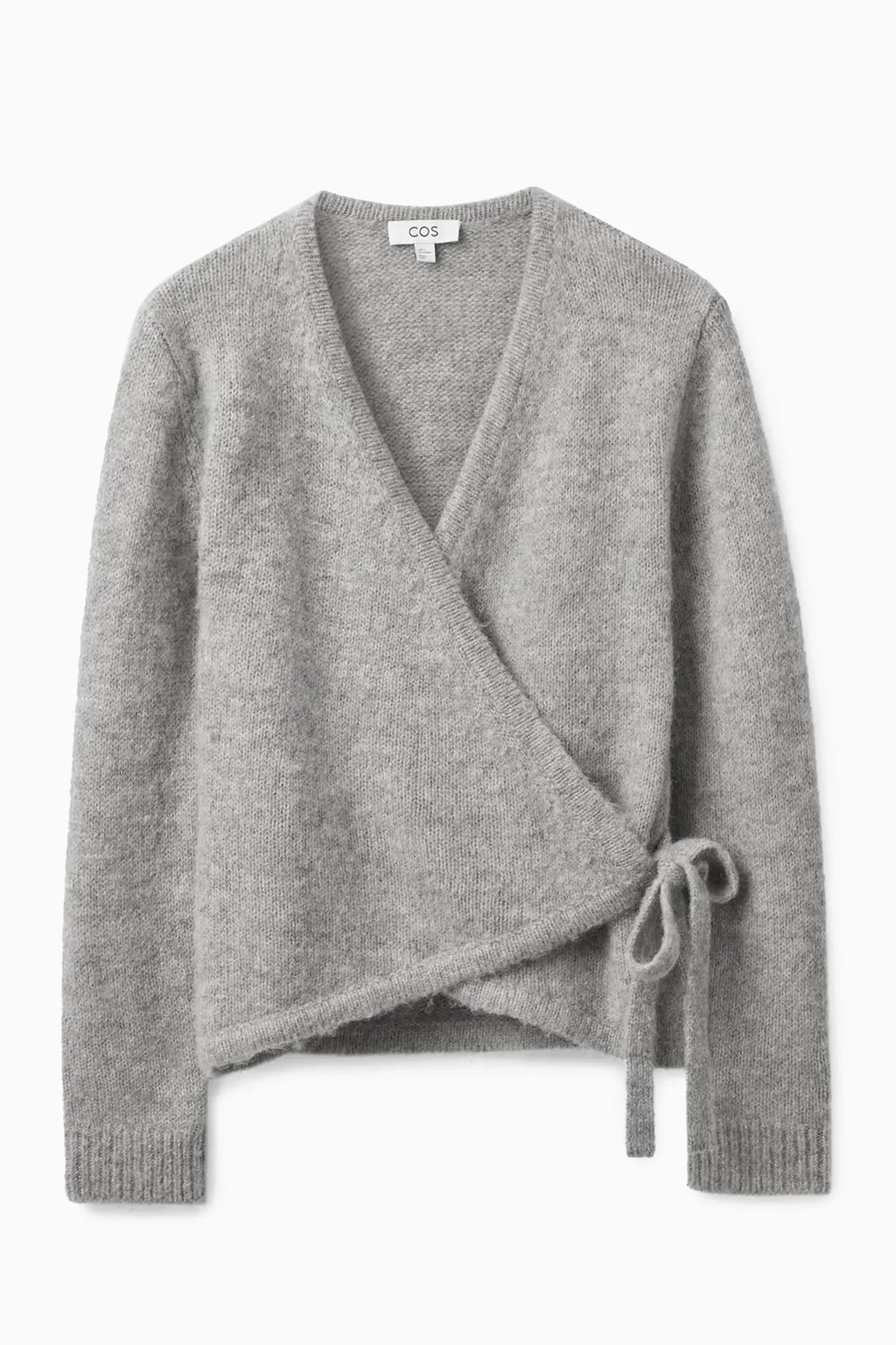 Asymmetrical Wool Blend Cardigan - BaeSprout.com