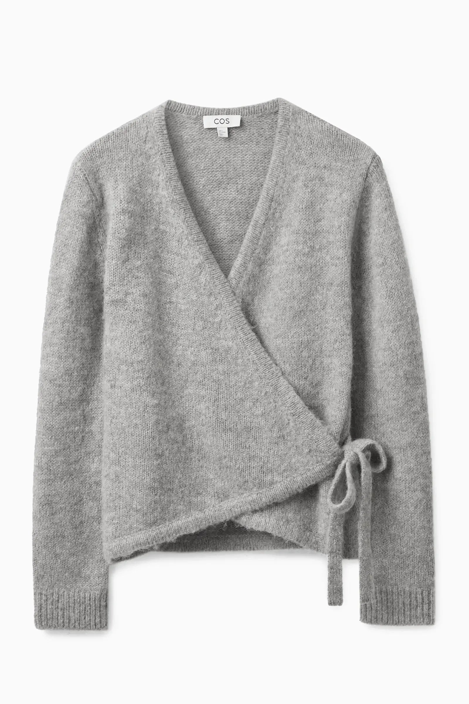 Asymmetrical Wool Blend Cardigan - BaeSprout.com
