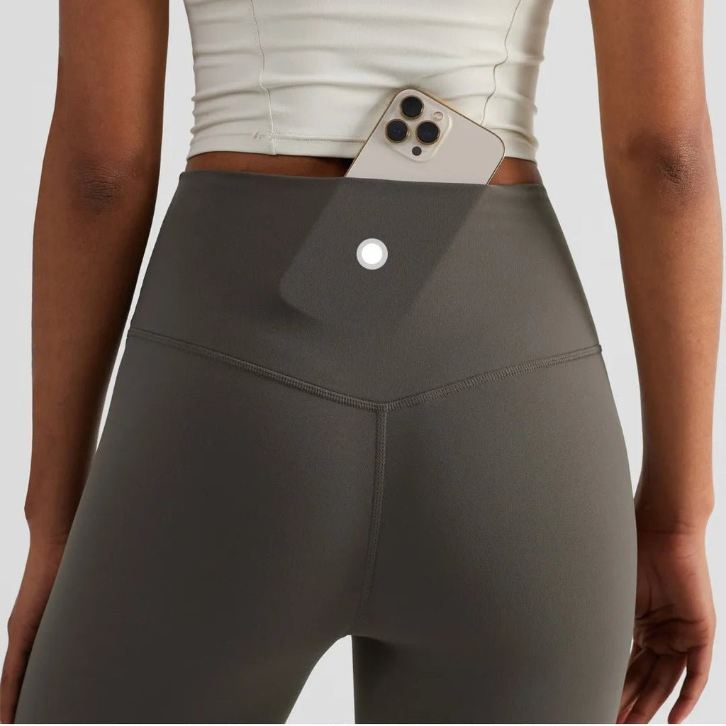 Butter - Soft High Waist Yoga Leggings Slim Fit — Athleisure Gym Everyday - BaeSprout.com