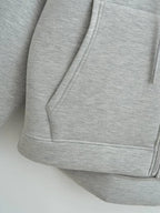 Oversized Zip - Up Hoodie Big Pocket Loose Fit — Clean Girl Y2K Essential - BaeSprout.com