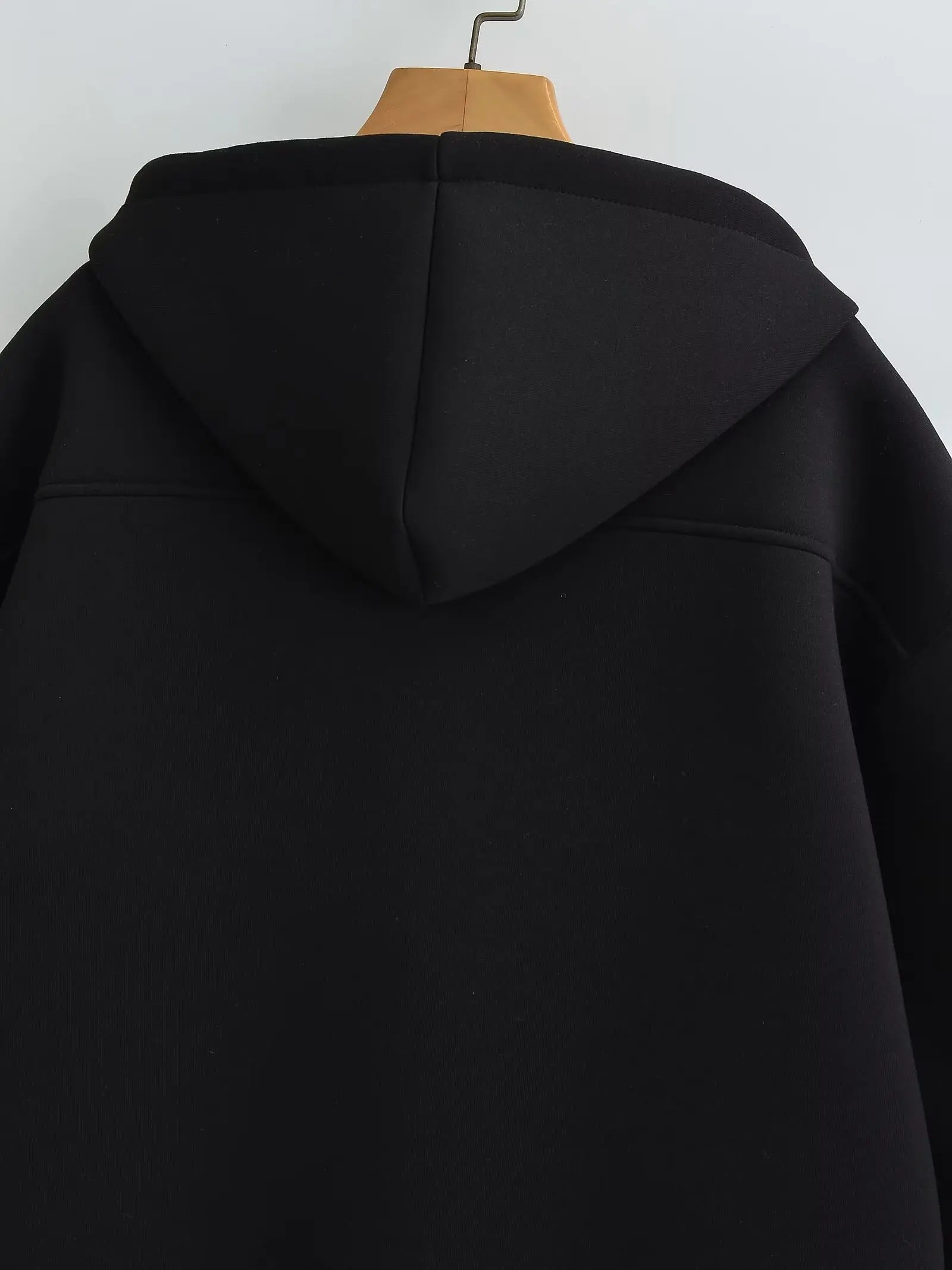 Oversized Zip - Up Hoodie Big Pocket Loose Fit — Clean Girl Y2K Essential - BaeSprout.com