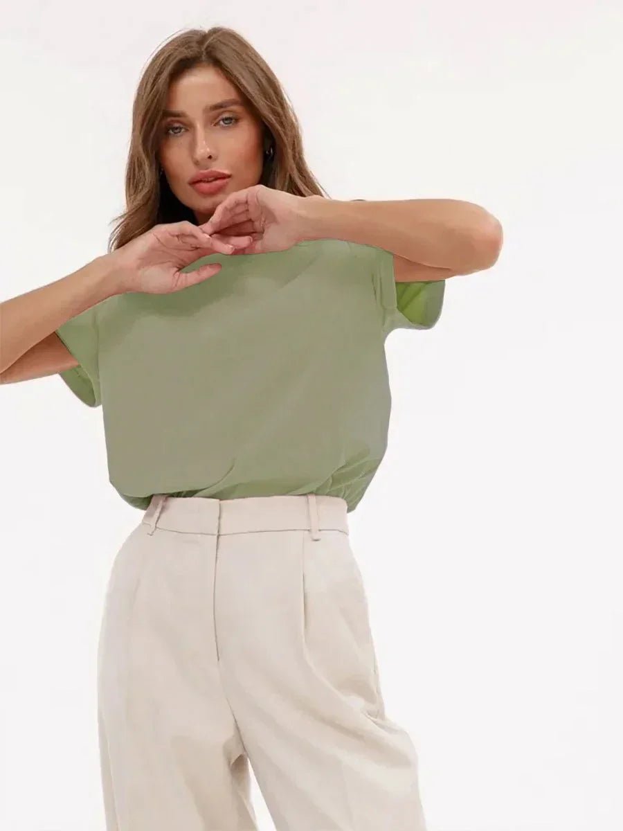 100% Cotton Oversized Basic Tee — Clean Girl Minimal - BaeSprout.com