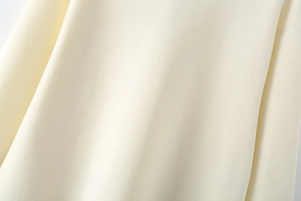 V - Neck Hoodie Wide Leg Pants Set Two Piece Fleece — Quiet Luxury Casual - BaeSprout.com