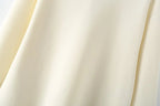 V - Neck Hoodie Wide Leg Pants Set Two Piece Fleece — Quiet Luxury Casual - BaeSprout.com