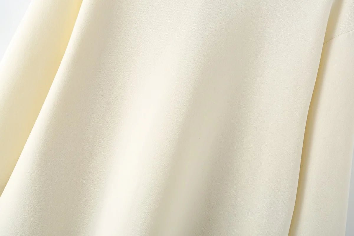 V - Neck Hoodie Wide Leg Pants Set Two Piece Fleece — Quiet Luxury Casual - BaeSprout.com