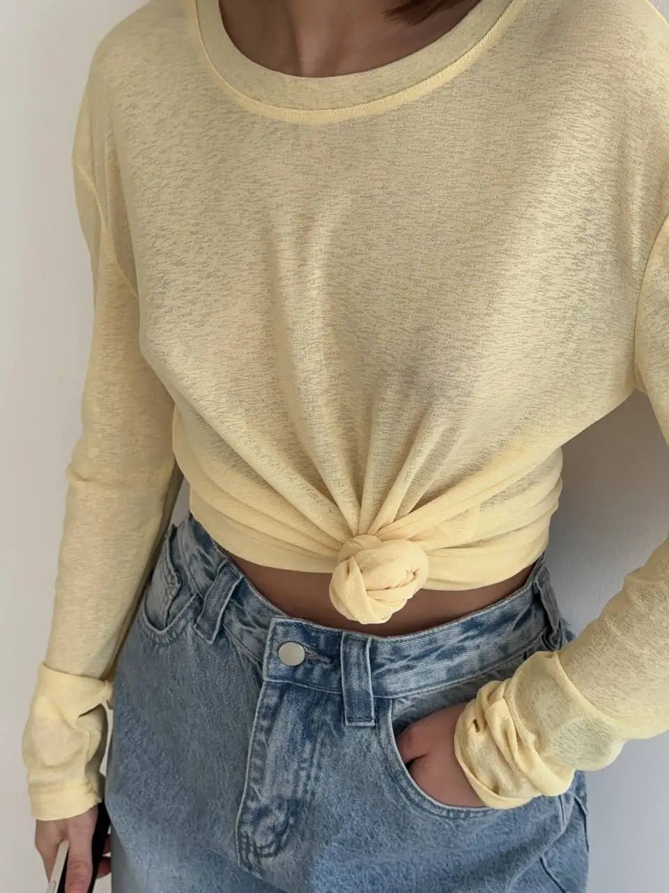 Soft Knit Long Sleeve Top Loose Fit — Pastel Casual - BaeSprout.com