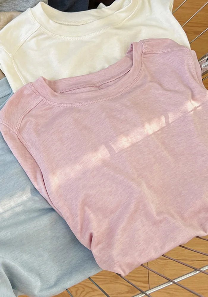 Silky Soft Long Sleeve Top with Slim Fit — Quiet Luxury Minimal - BaeSprout.com