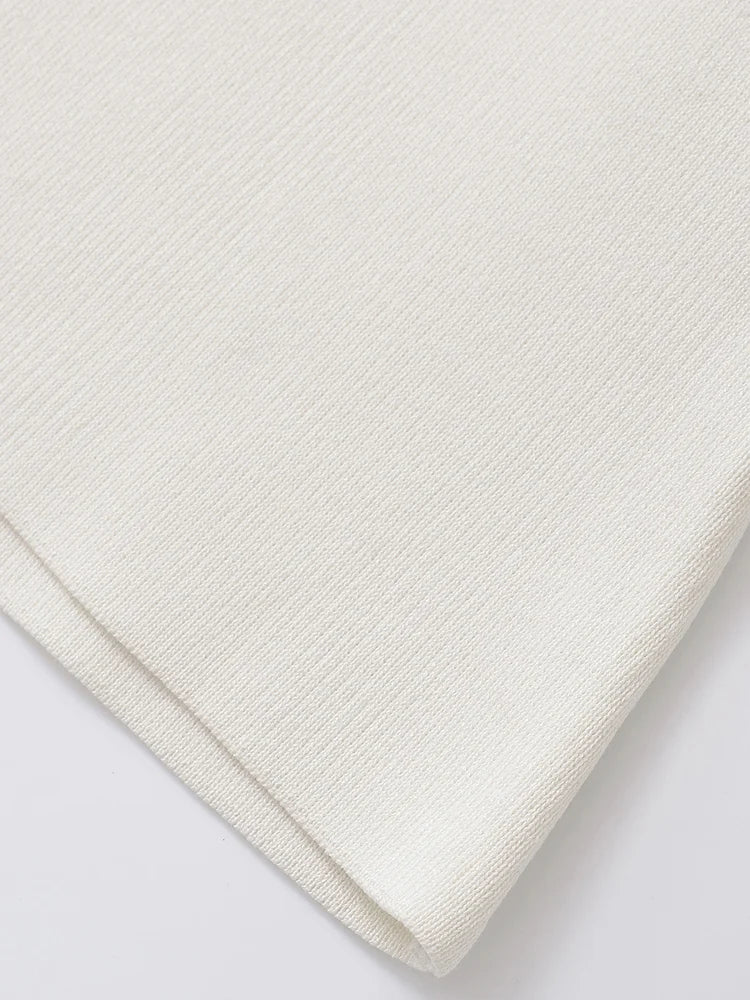 V - Neck Short Sleeve Knitted Top - BaeSprout.com