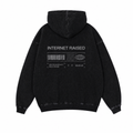 Street Grown Internet Raised - Acid Washed Black Hoodie