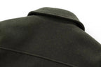 Cropped Zip - Up Jacket Collared Patch Pocket — Quiet Luxury Old Money - BaeSprout.com