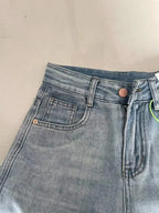 Wide - Leg Vintage Streetwear Jeans - BaeSprout.com