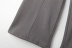 Bomber Jacket Wide Leg Pants Set Two Piece — Quiet Luxury Y2K Streetwear - BaeSprout.com