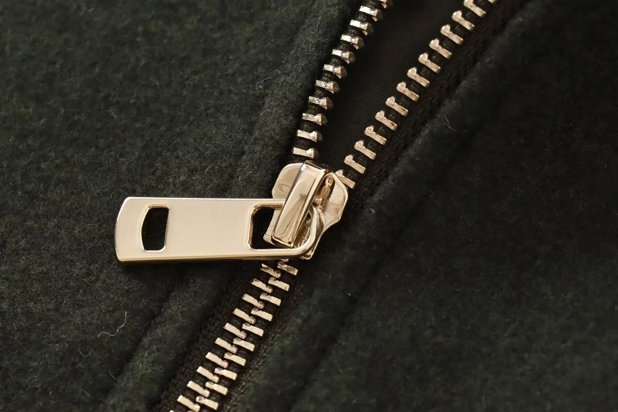 Cropped Zip - Up Jacket Collared Patch Pocket — Quiet Luxury Old Money - BaeSprout.com