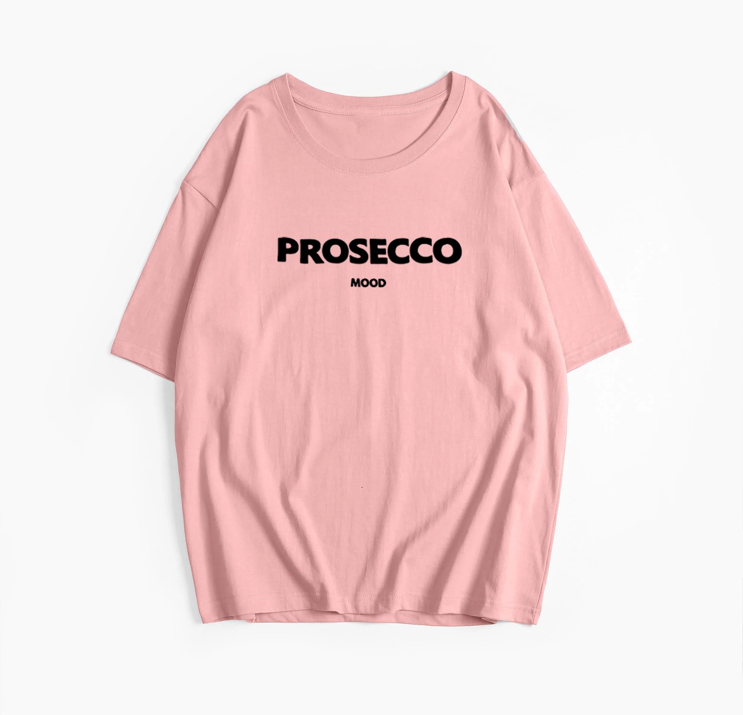 Prosecco Mood Graphic Tee — Clean Girl Casual - BaeSprout.com