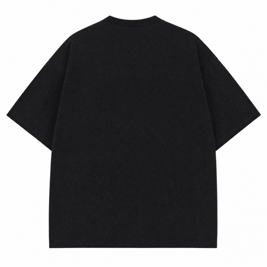 Rooted Manifesto - Washed Black Boxy Tee