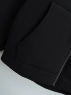 Oversized Zip - Up Hoodie Big Pocket Loose Fit — Clean Girl Y2K Essential - BaeSprout.com