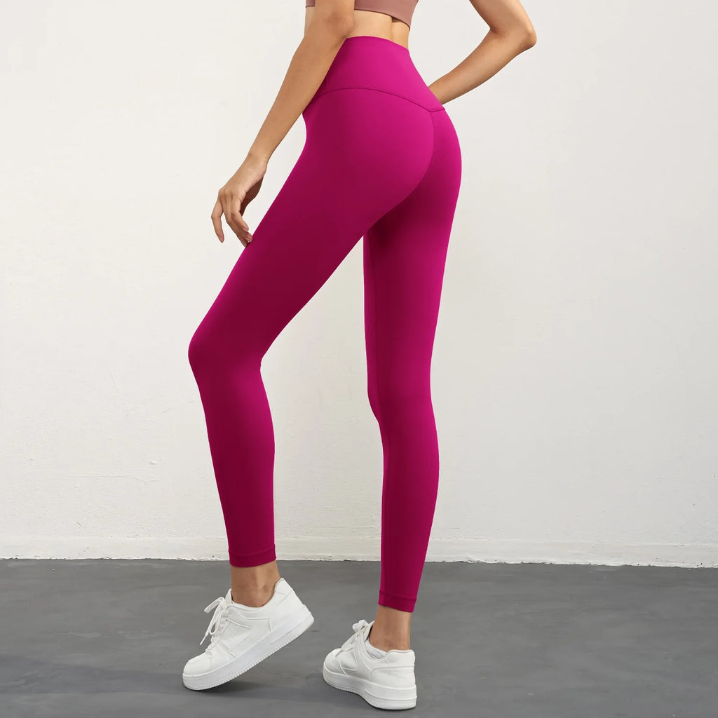 Butter - Soft High Waist Yoga Leggings Slim Fit — Athleisure Gym Everyday - BaeSprout.com